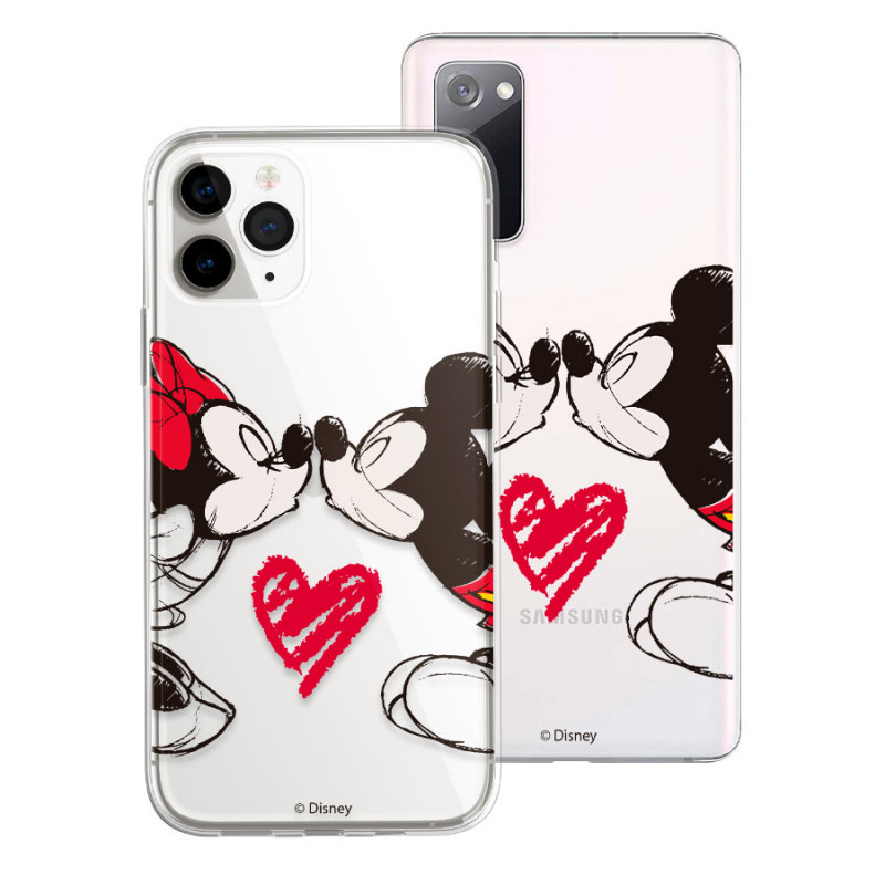 Funda Oficial Mickey Y Minnie Beso Clásicos Disney 4951